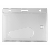 PORTER/D - Porte badge plastique double