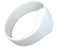 BSEM - Bracelet en silicone blanc EM programmé 