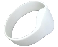 BST - Bracelet en silicone blanc TEMIC programmable