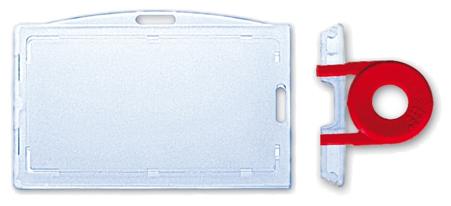 Porte-badge uni pliable imprimé en 3D options multi-badges